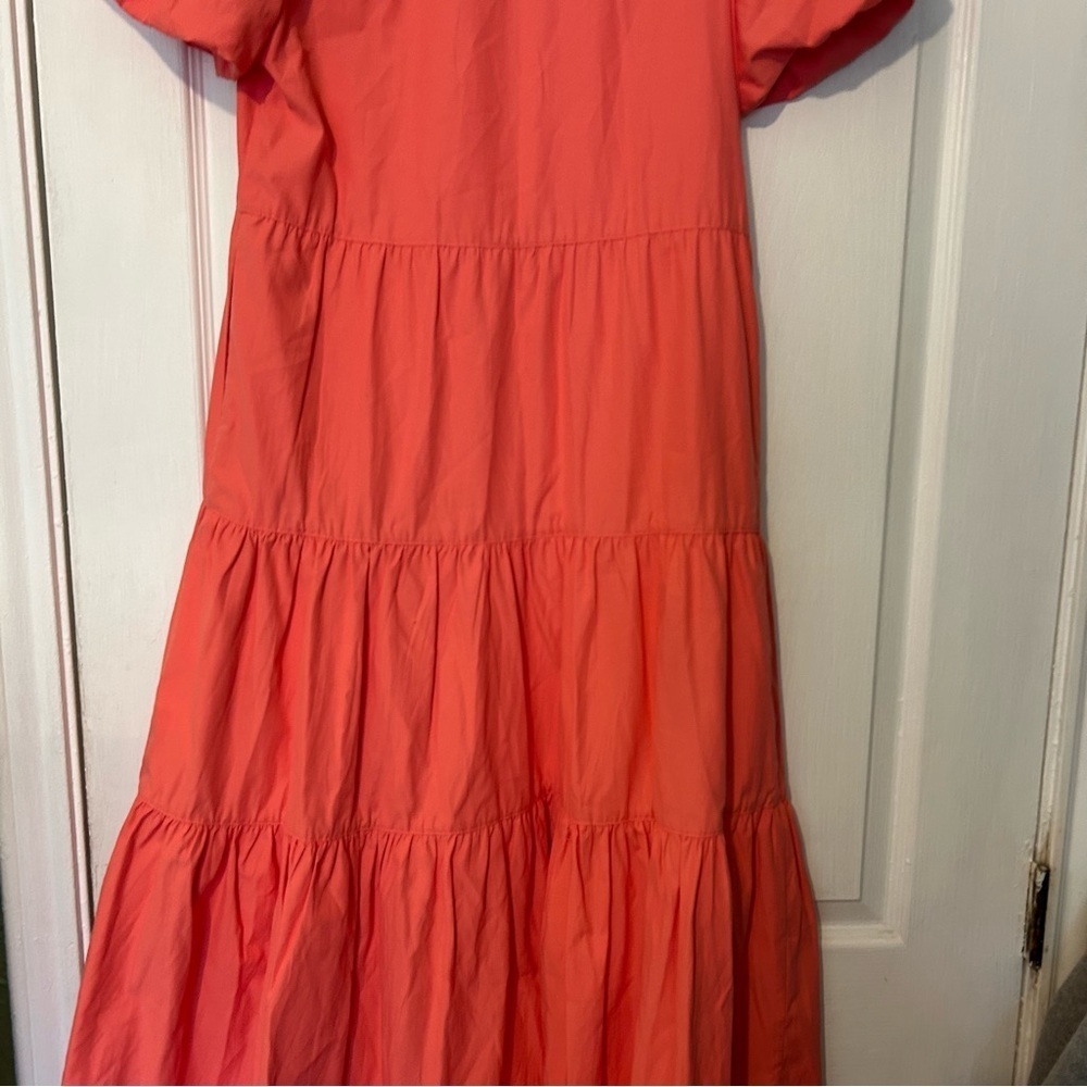 Brochu Walker Havana Dress in Bright Coral XS - Picture 14 of 15